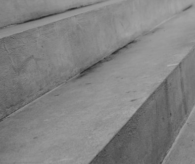 Abstract Black And White Image Of Steps Of Stone Or Concrete Sta
